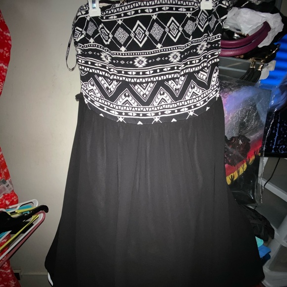 Tribal print strapless dress - Picture 1 of 2